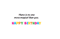 Pictura Cool Unicorn Birthday Card Lenticular featuring a colorful unicorn design on an everyday greeting card
