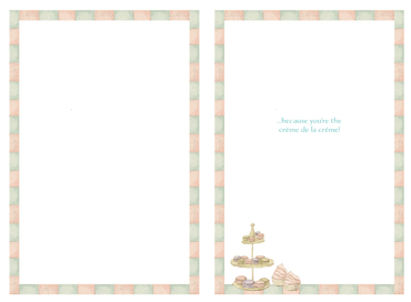Colorful dessert stand birthday card by Cardmore featuring festive illustrations, perfect for celebrating special occasions.
