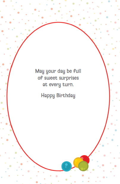 Colorful gumball machine birthday card confetti from Cardmore, featuring vibrant paper decorations for celebration.