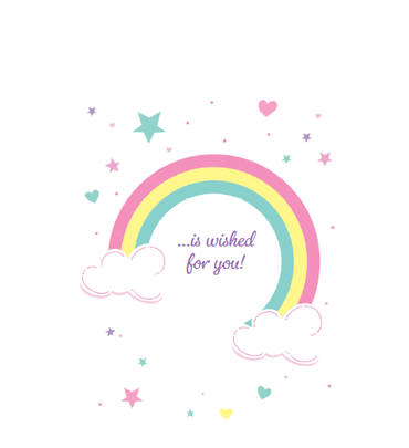 Colorful unicorn birthday card featuring wood element design from Cardmore, perfect for celebrating special occasions.