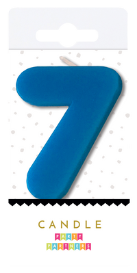 Neon Number Candle