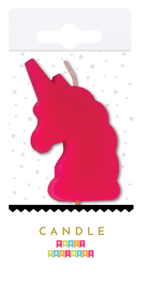 Neon Number Candle