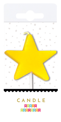 Neon Number Candle