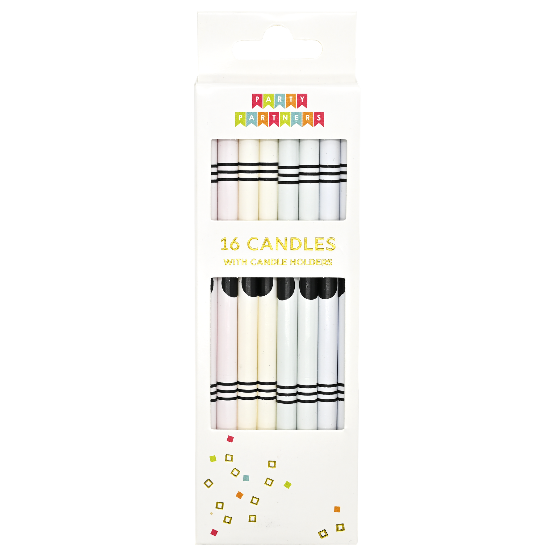 Crayon Rainbow 16 Candle Set