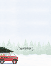 Christmas Truck Christmas Card Son