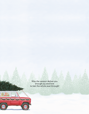 Christmas Truck Christmas Card Son