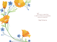 Quail Thanksgiving Card