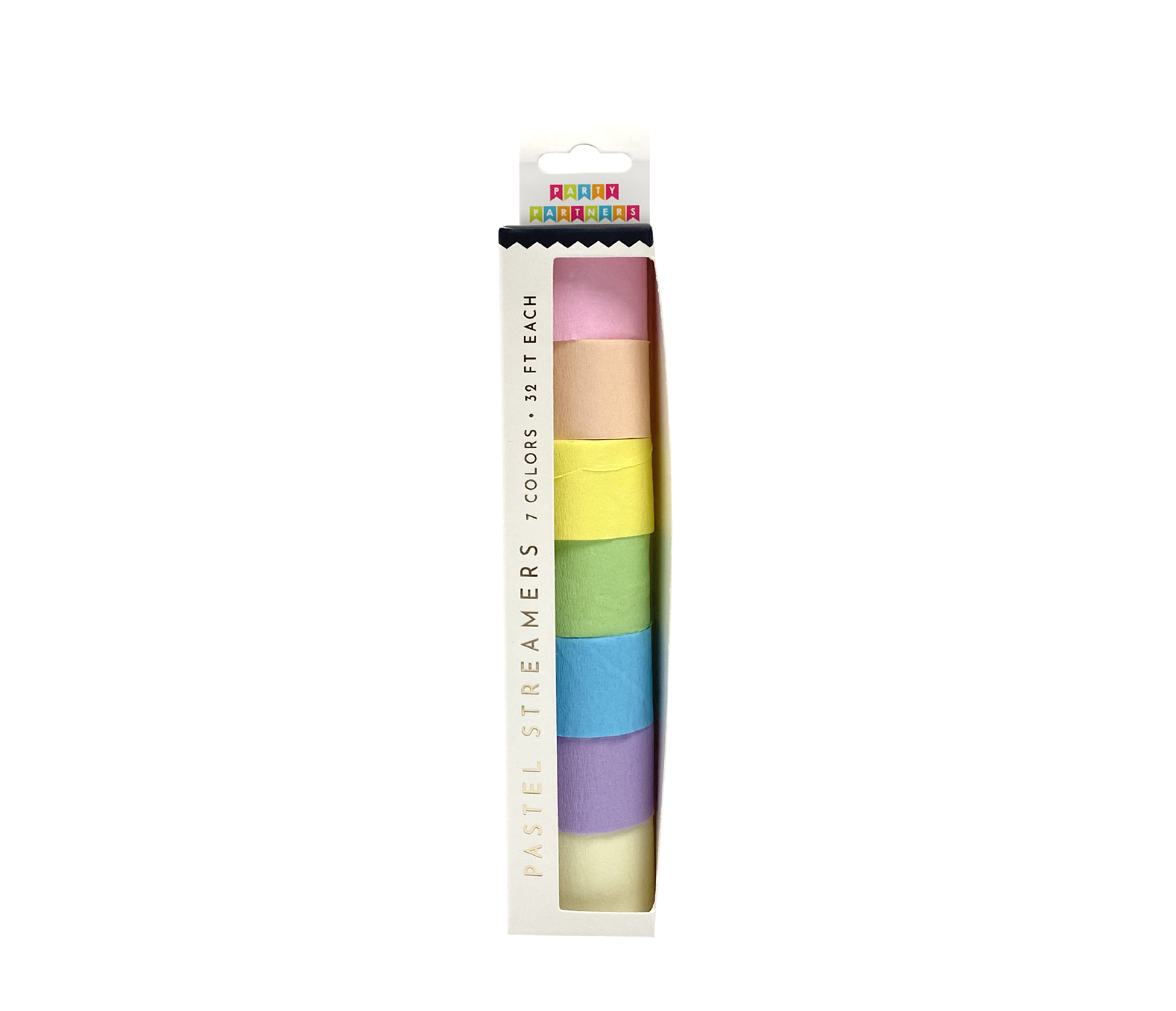 Pastel Rainbow Streamers P