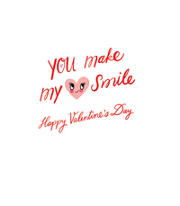 Pictura Smiling Hearts Valentine's Day card with colorful heart illustrations and cheerful design for celebrating love.