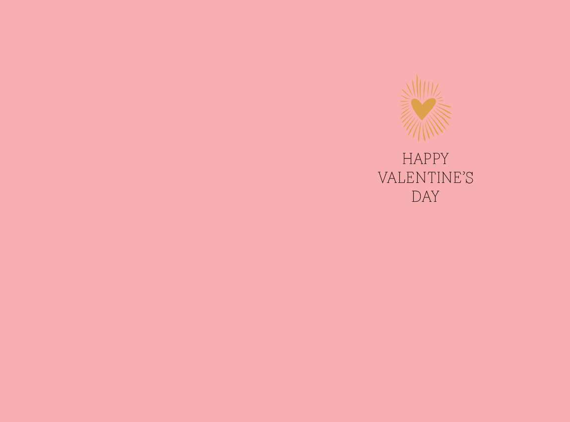 Pictura Shining Hearts Valentine's Day Card featuring glittery heart illustrations and romantic design on a white background.