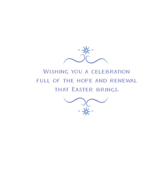 Blue Bunny Frame Easter Card featuring a cute bunny illustration, designed for celebrating Easter, by Omega Industry Co., LTD.