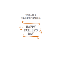 Father's Day card featuring "Man Myth Legend" text from Omega Industry Co., LTD, with bold design and celebratory message.