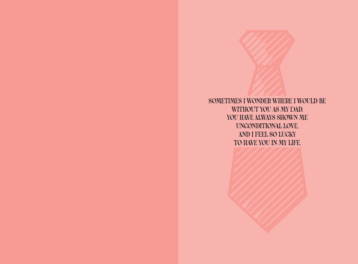 Father's Day tie and card set by Pictura featuring a stylish tie and a heartfelt Father's Day card, perfect for celebrating dad.