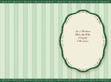 Seasonal Holiday Wish Stocking Christmas Card by Pictura featuring festive holiday design and seasonal greeting.