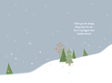 Pictura Post Office Foxes Christmas Card featuring festive fox illustrations, perfect for holiday seasonal greeting cards.