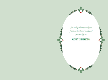 Pictura Warmest Wishes Sled Christmas card featuring a festive holiday scene for granddaughter, seasonal greeting with winter imagery.