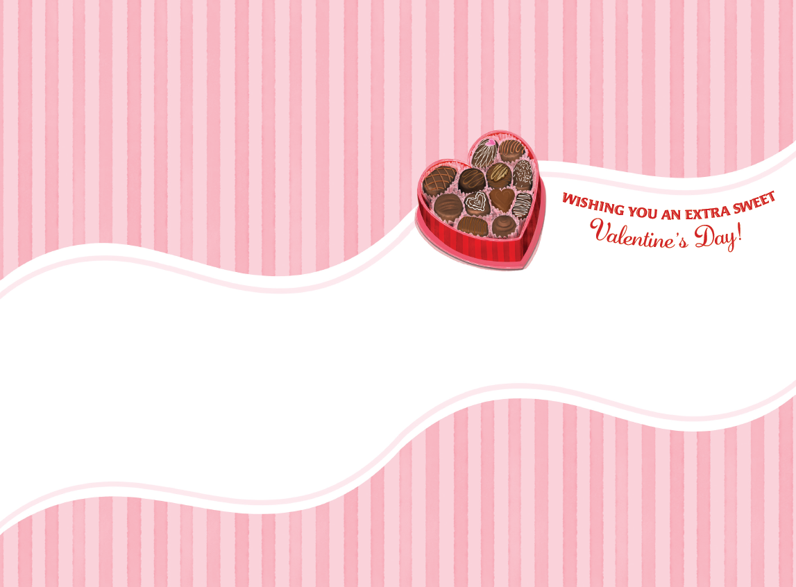 Love And Chocolate Valentine's Day Card
