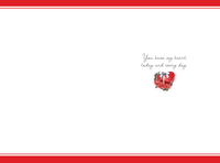 Heart Shaped Box Valentine's Day Card