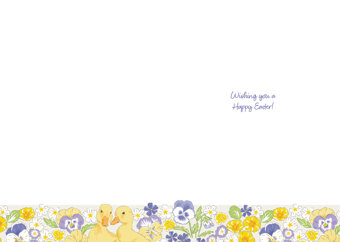 Easter Ducklings Easter Card