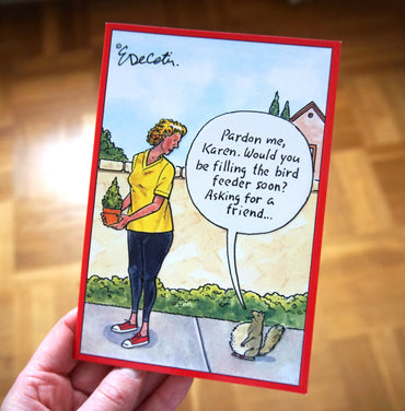 Fat Squirrel Birthday Card Eric Decetis 30437