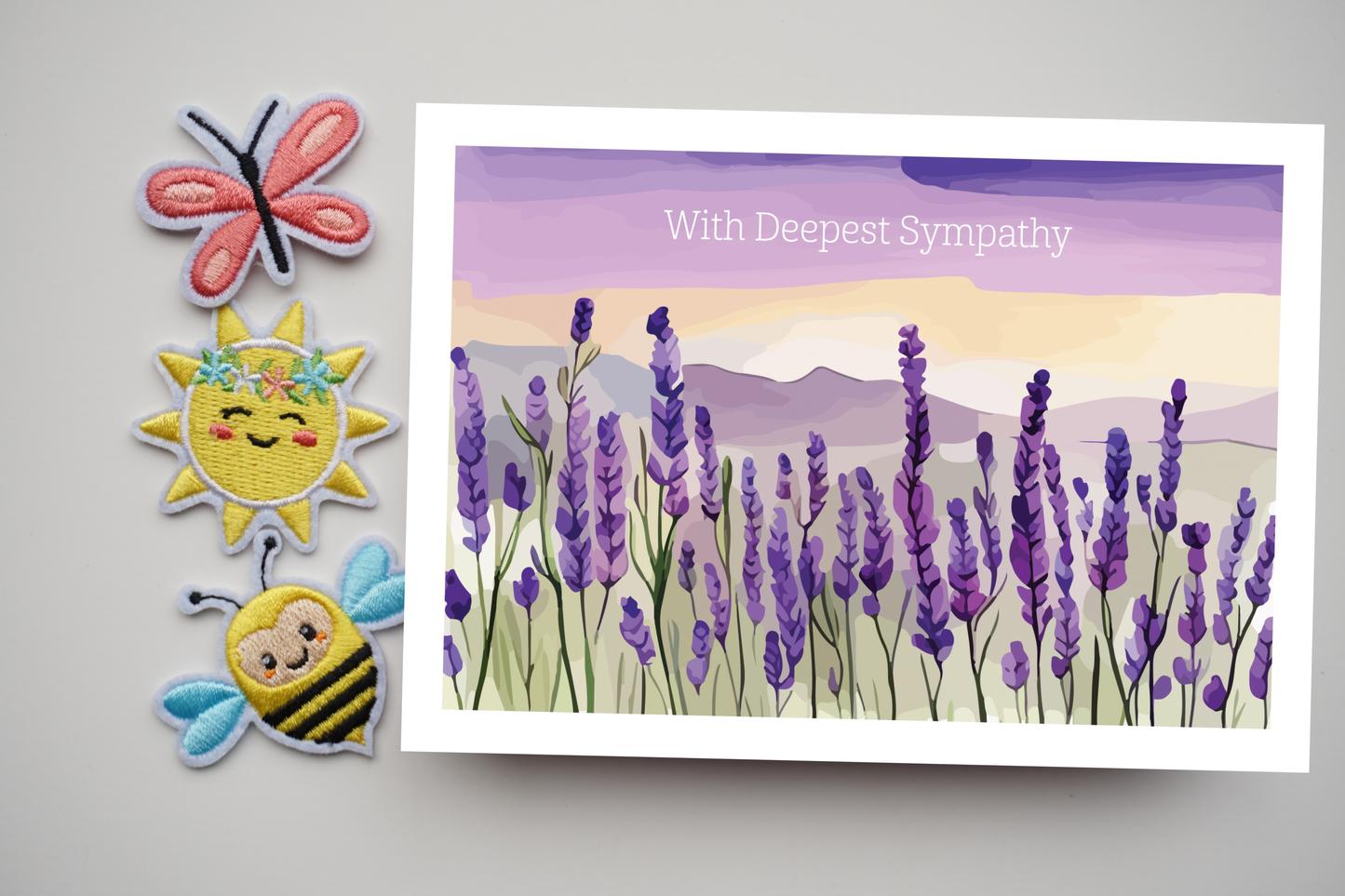 Lavender Sympathy Card