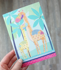 Giraffe Baby Card
