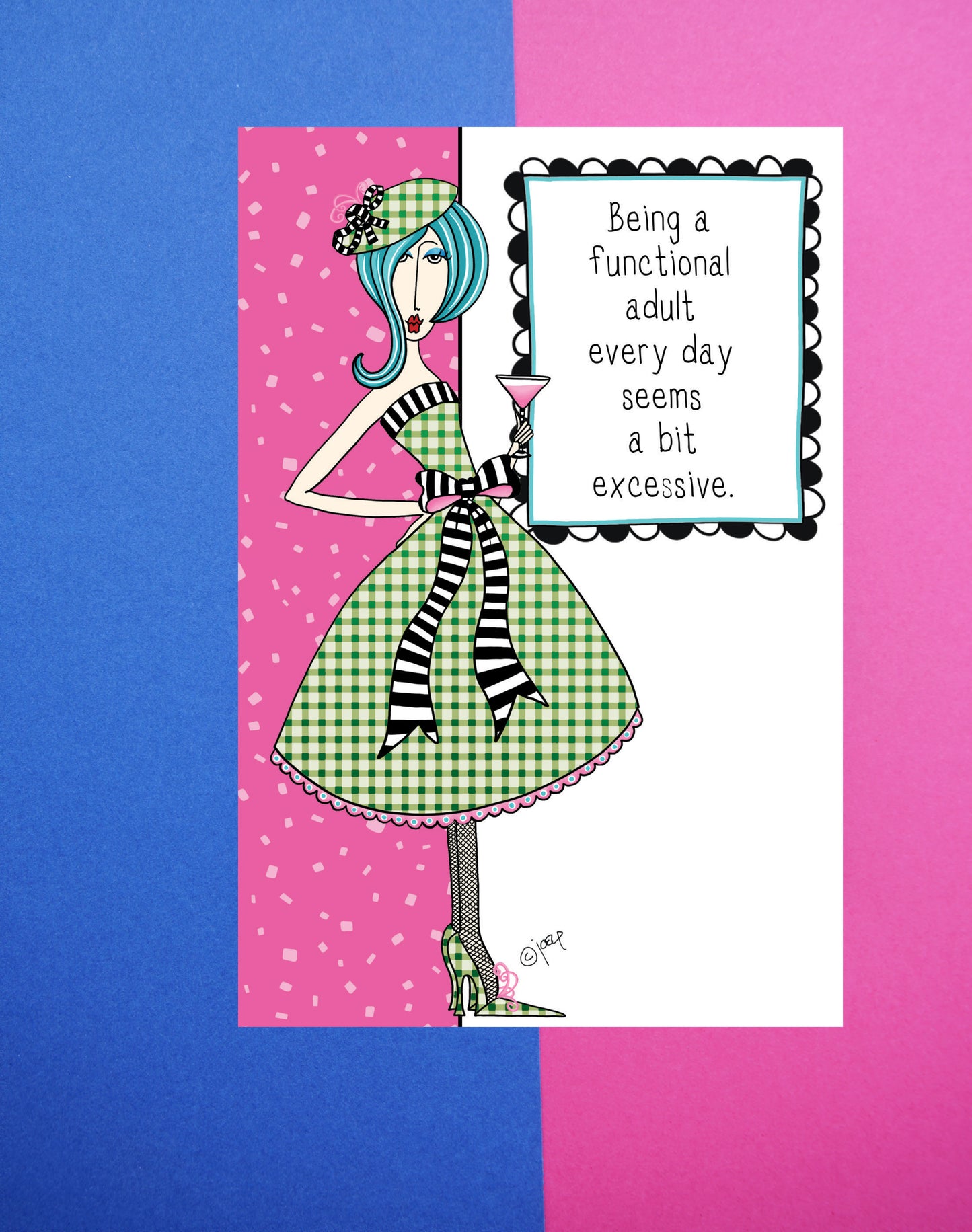 Functional Adult Birthday Card Dolly Mamas