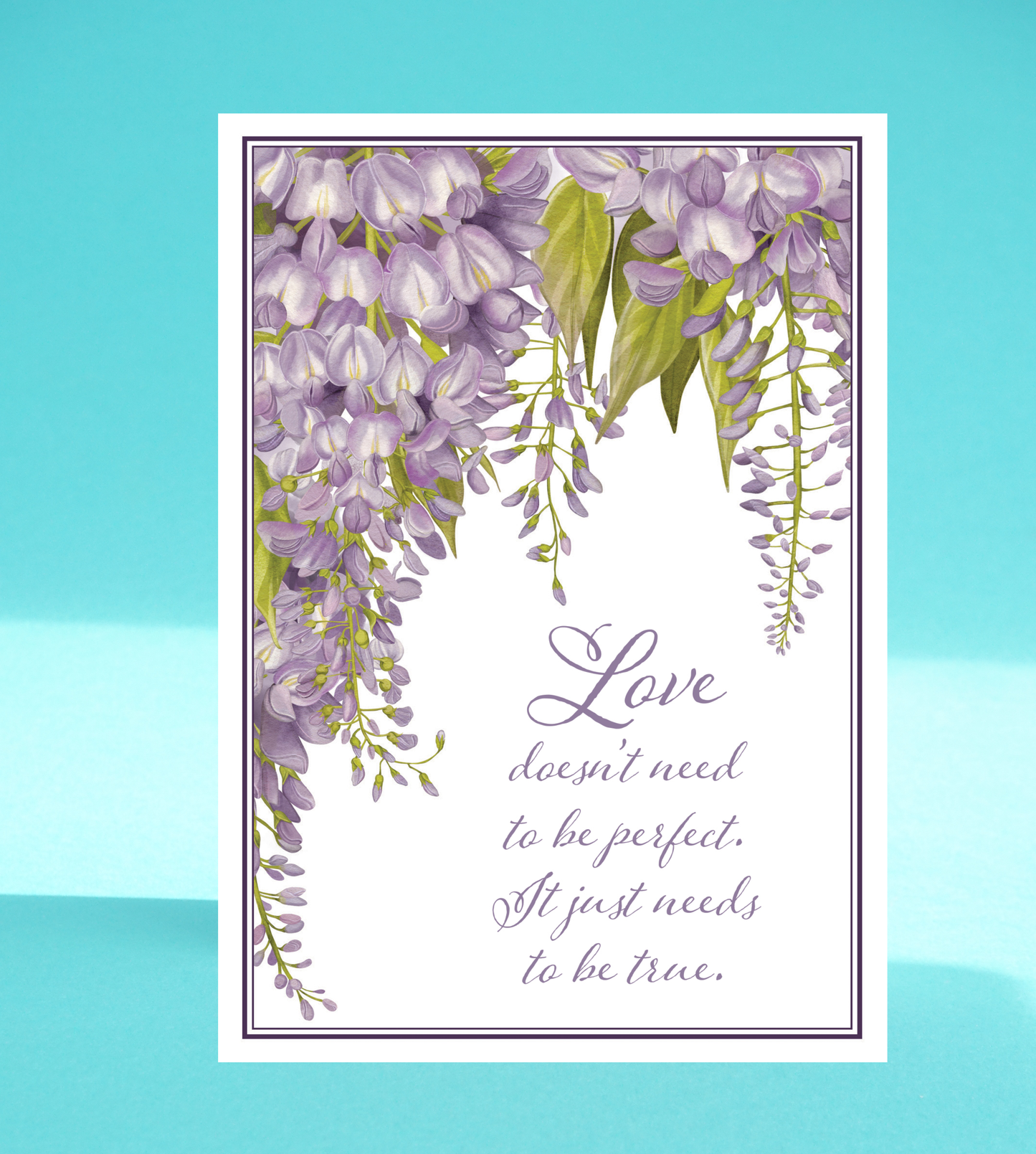 Wisteria Love Card