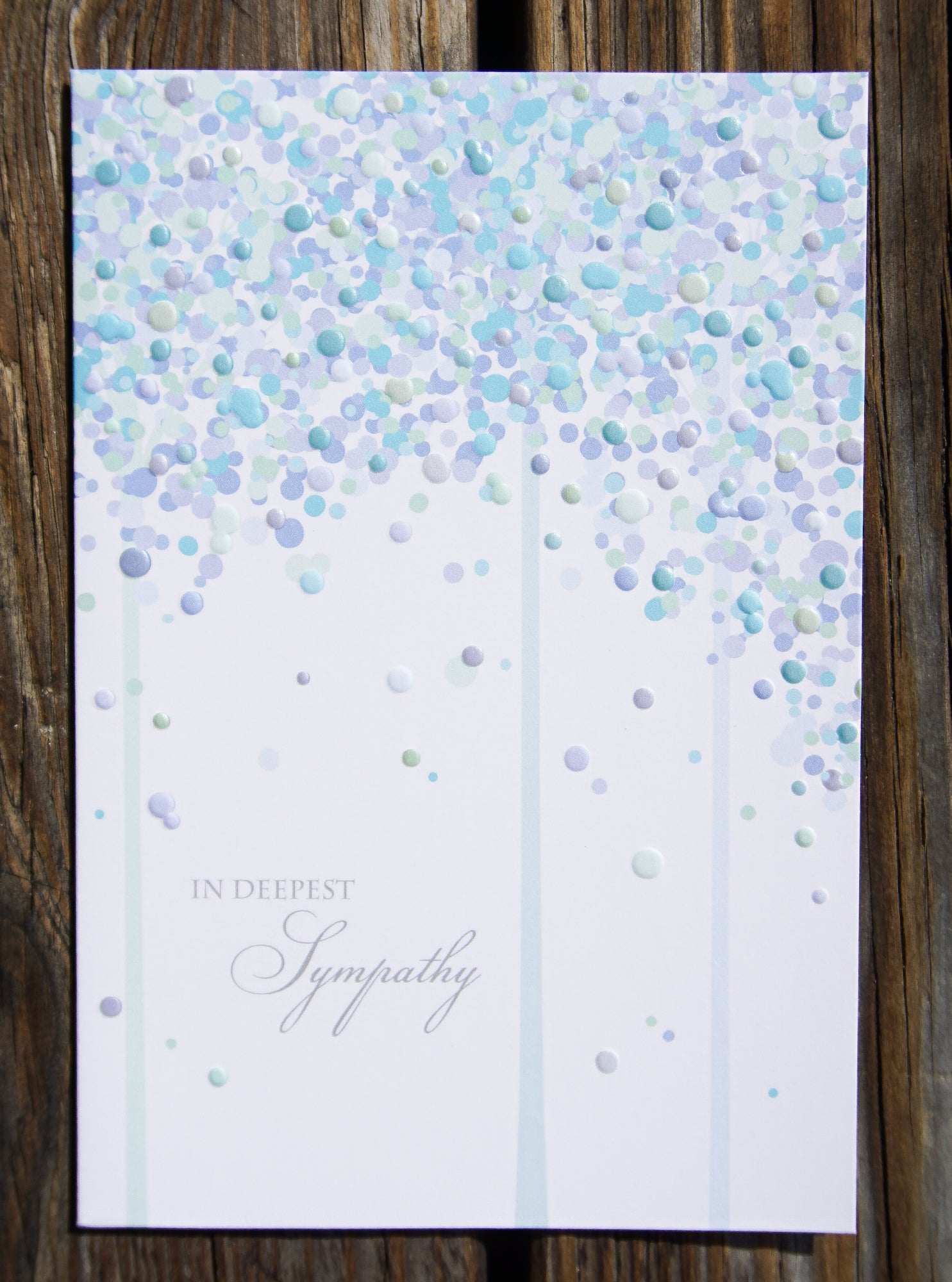 Sympathy Card In Deepest Sympathy Blue - Cardmore