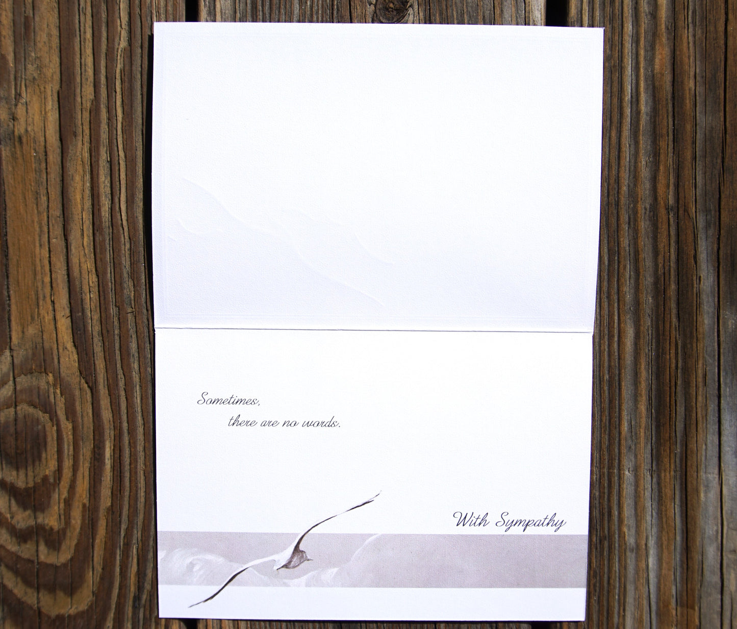 Sympathy Card Bird Flying - Cardmore