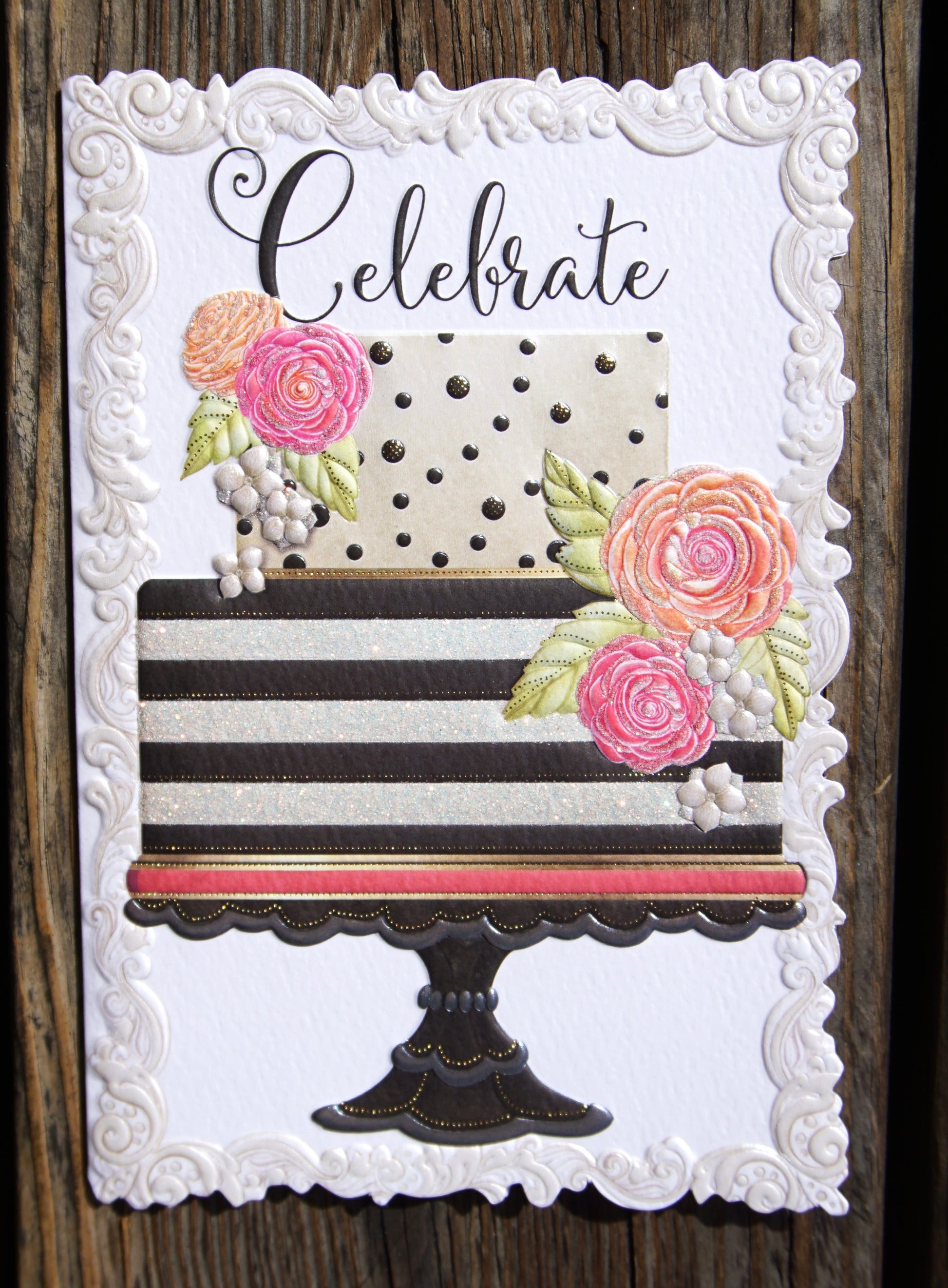 Celebrate Cake Birthday Card Sienna's Garden - Cardmore