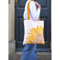 Sunflower Market Canvas Tote Bag
