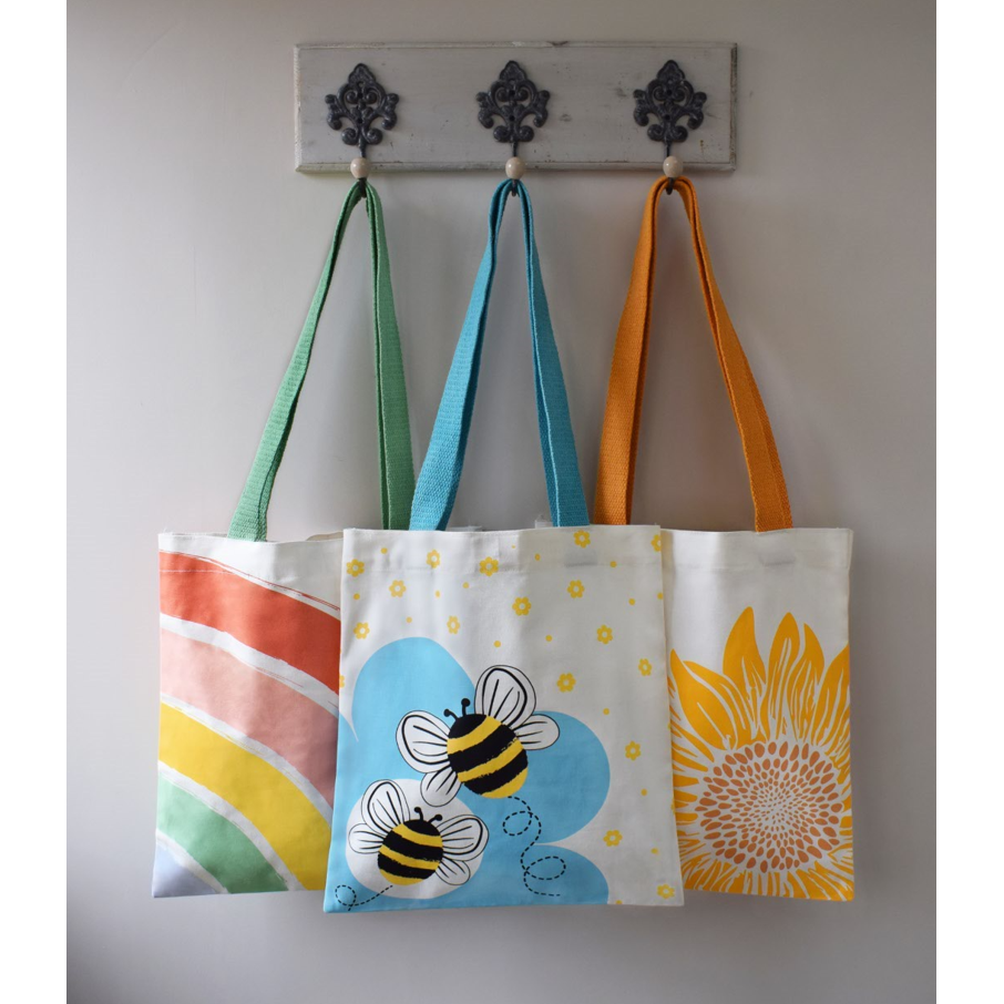 Sunflower Market Canvas Tote Bag
