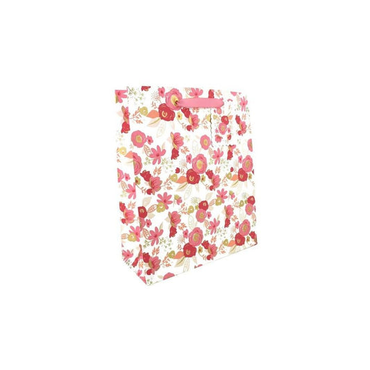 Large floral gift bag from Love Vivid featuring colorful flower patterns, ideal for special occasions and gift wrapping.