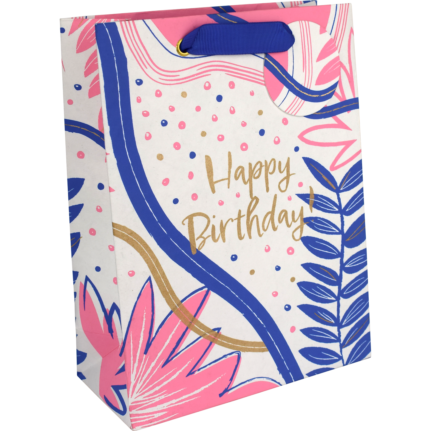 Abstract Leaves Medium Gift Bag