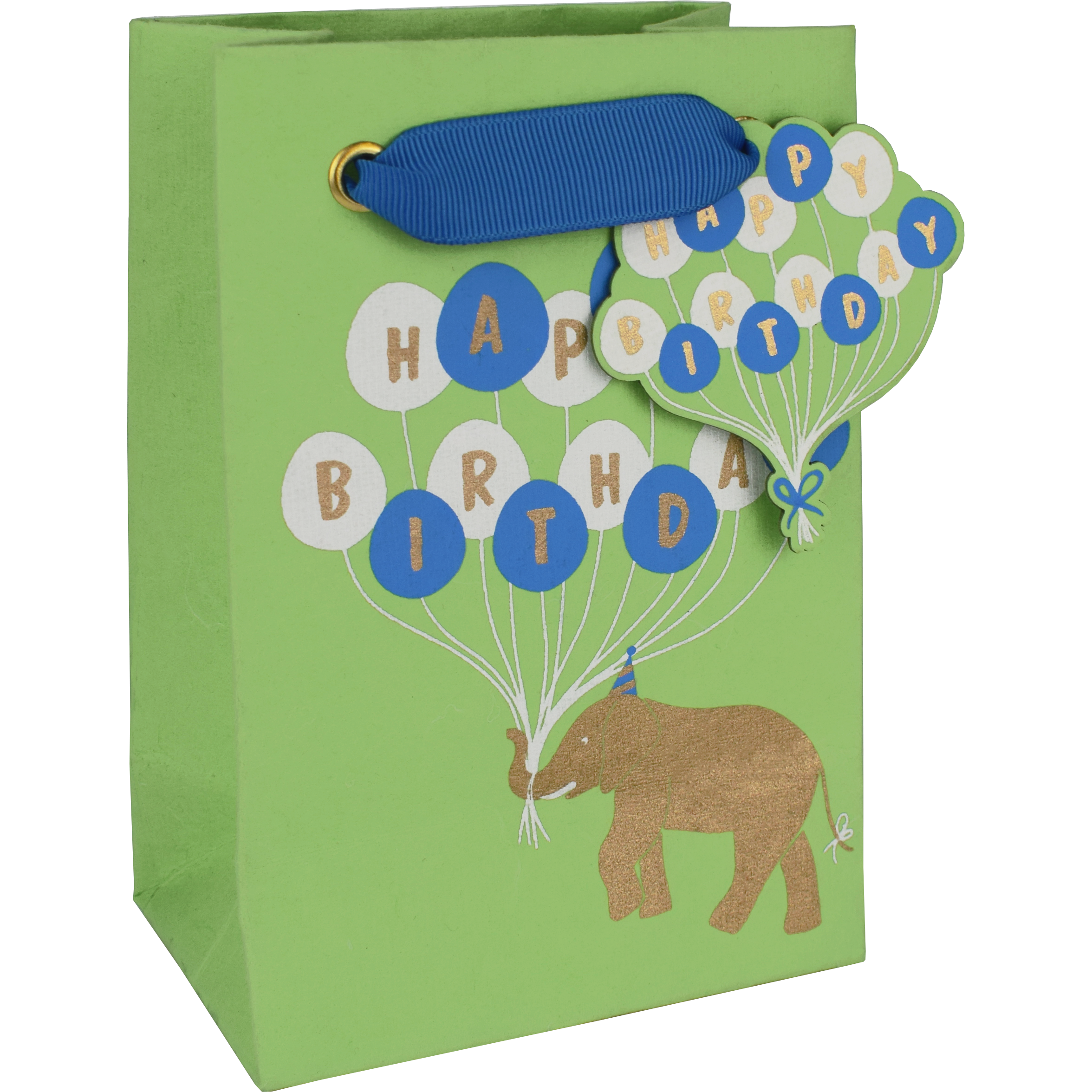 Birthday Elephant Small Gift Bag