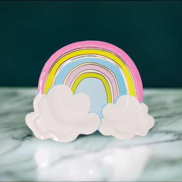 Rainbow Dessert Plates