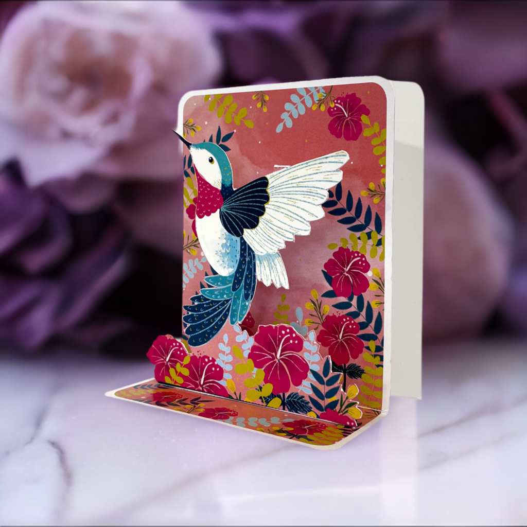 Hummingbird Pop-up Small 3D Card