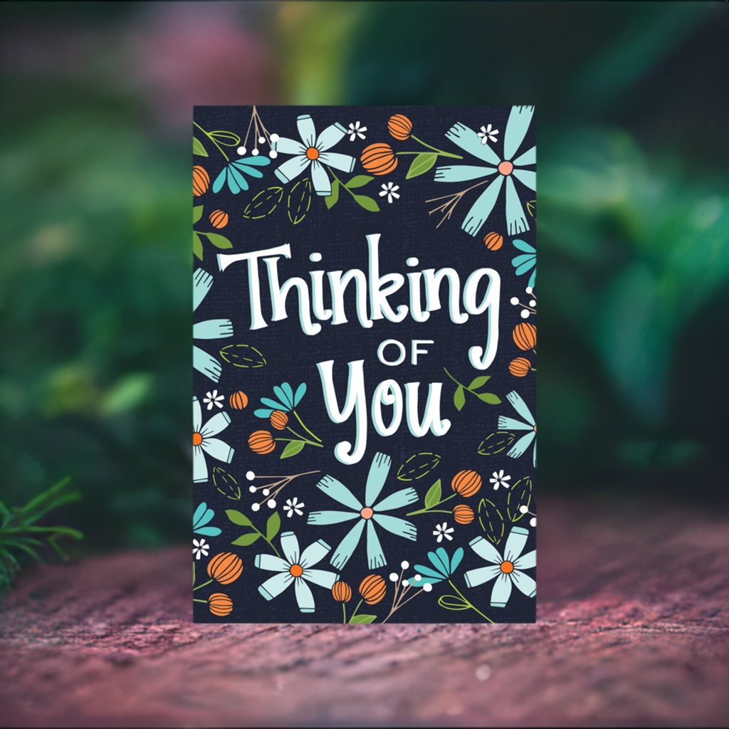 Thinking of You Blue Thinking Of You Card
