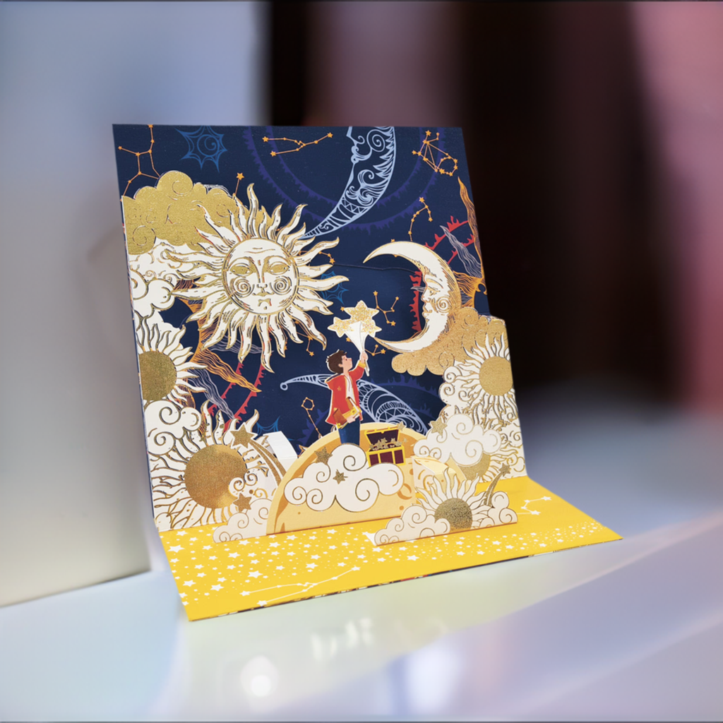 Sun & Moon Pop-up Large 3D Card