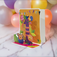 1st Birthday Pop-up Small 3D Card