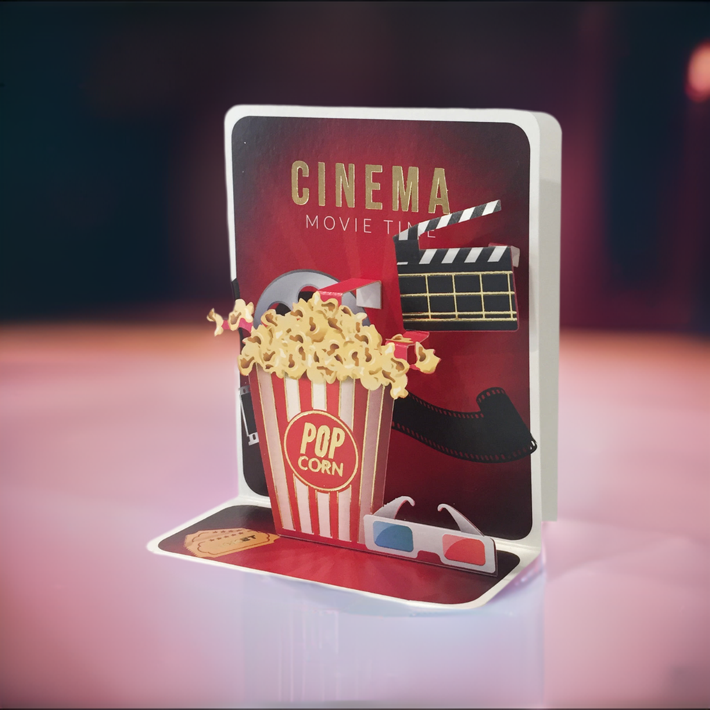 Popcorn Pop-up Small 3D Card