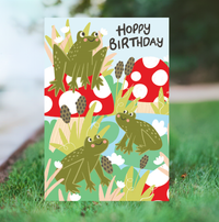 Hoppy Birthday Card