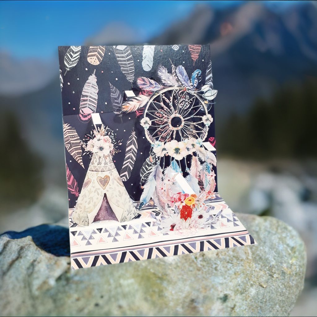 Dreamcatcher Pop-up Large 3D Card