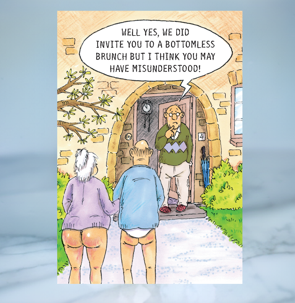 Bottomless Brunch Funny Birthday Card