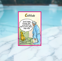 Cattitude Birthday Card Eric Decetis 30501