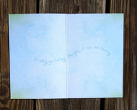 Pictura Stardust Get Well everyday card with celestial design and uplifting message on a white background.