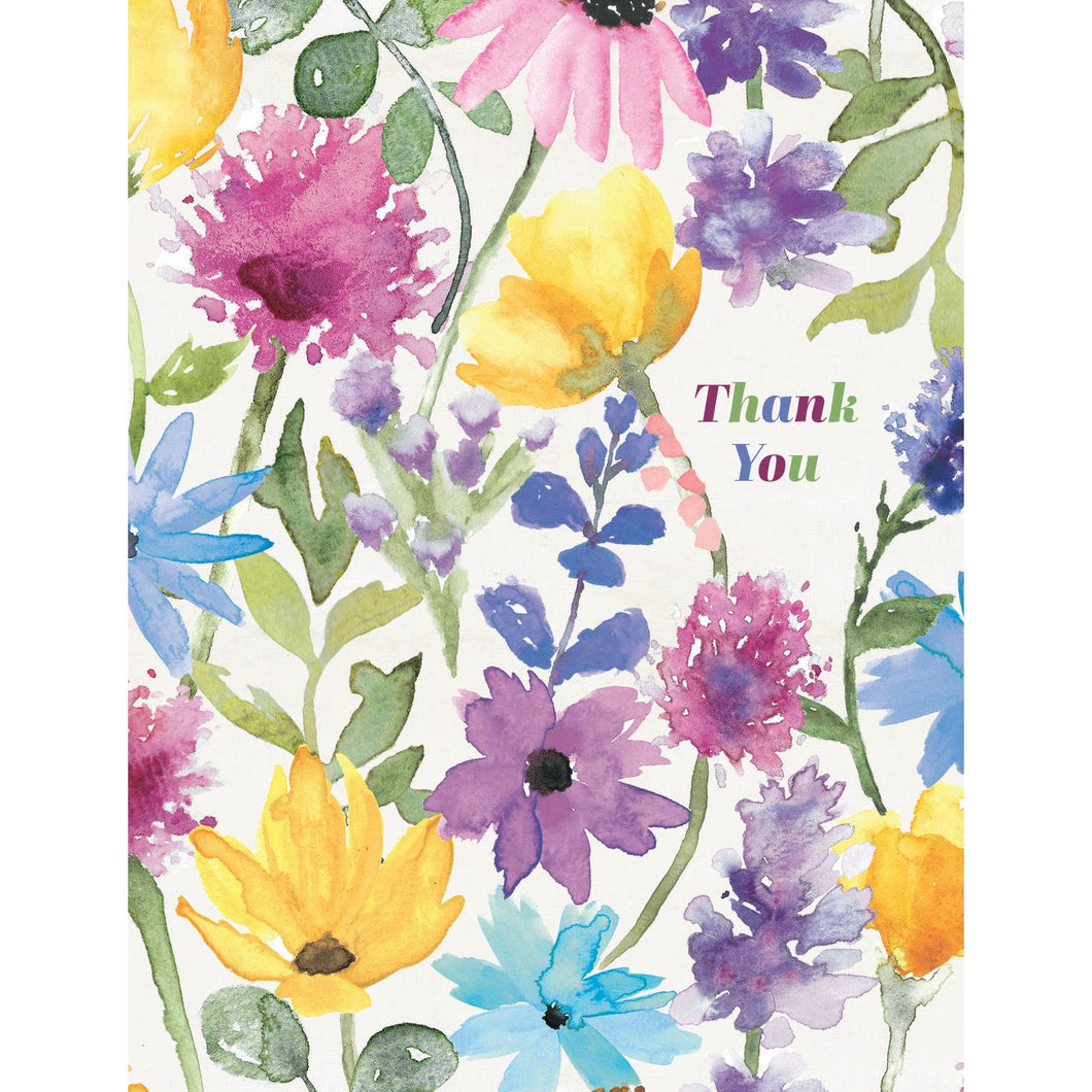Wildflowers Thank You Card