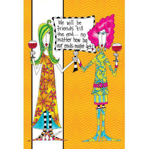 Friends To The End birthday card by Pictura featuring friendship-themed illustration on an everyday card.