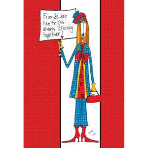 Birthday Card Friends are like things Dolly Mamas - Cardmore